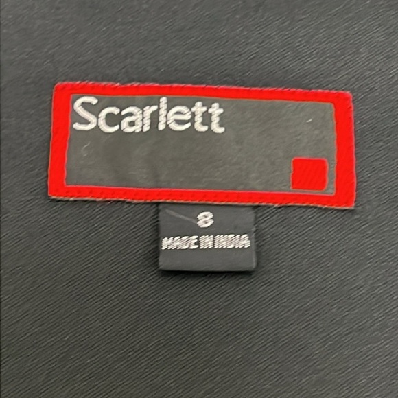 Scarlett Scoop Neck Peek a Boo Sequined Dress Size 8 - Picture 5 of 9